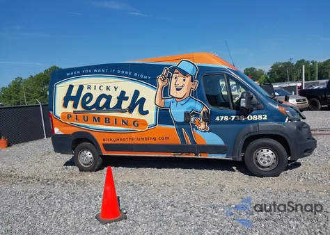 2021 Ram Promaster 2500 High Roof 159 Wb from USA, damaged, VIN 3C6LRVDG2ME555527